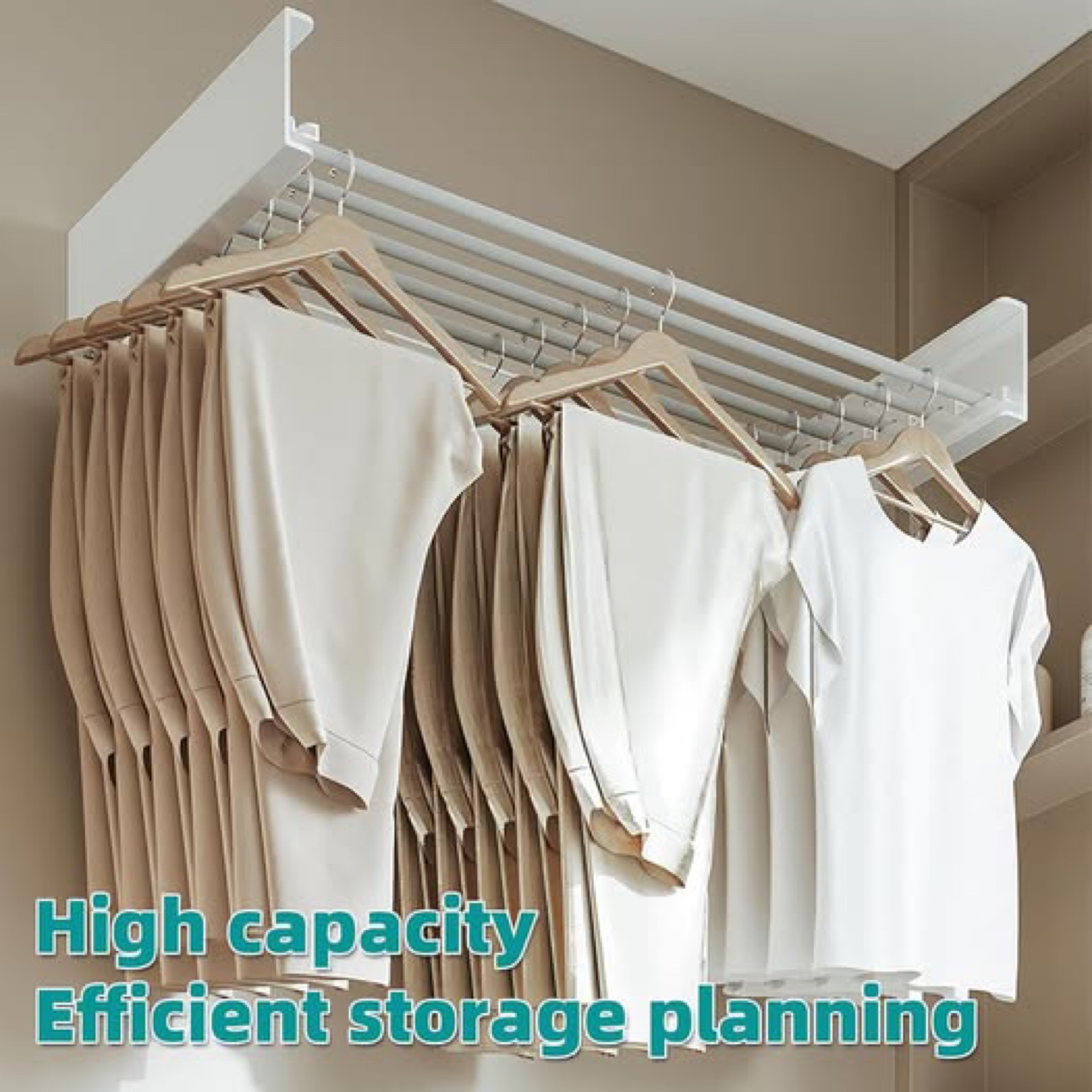 Wall Mounted Collapsible Clothes Drying Rack - photo 4