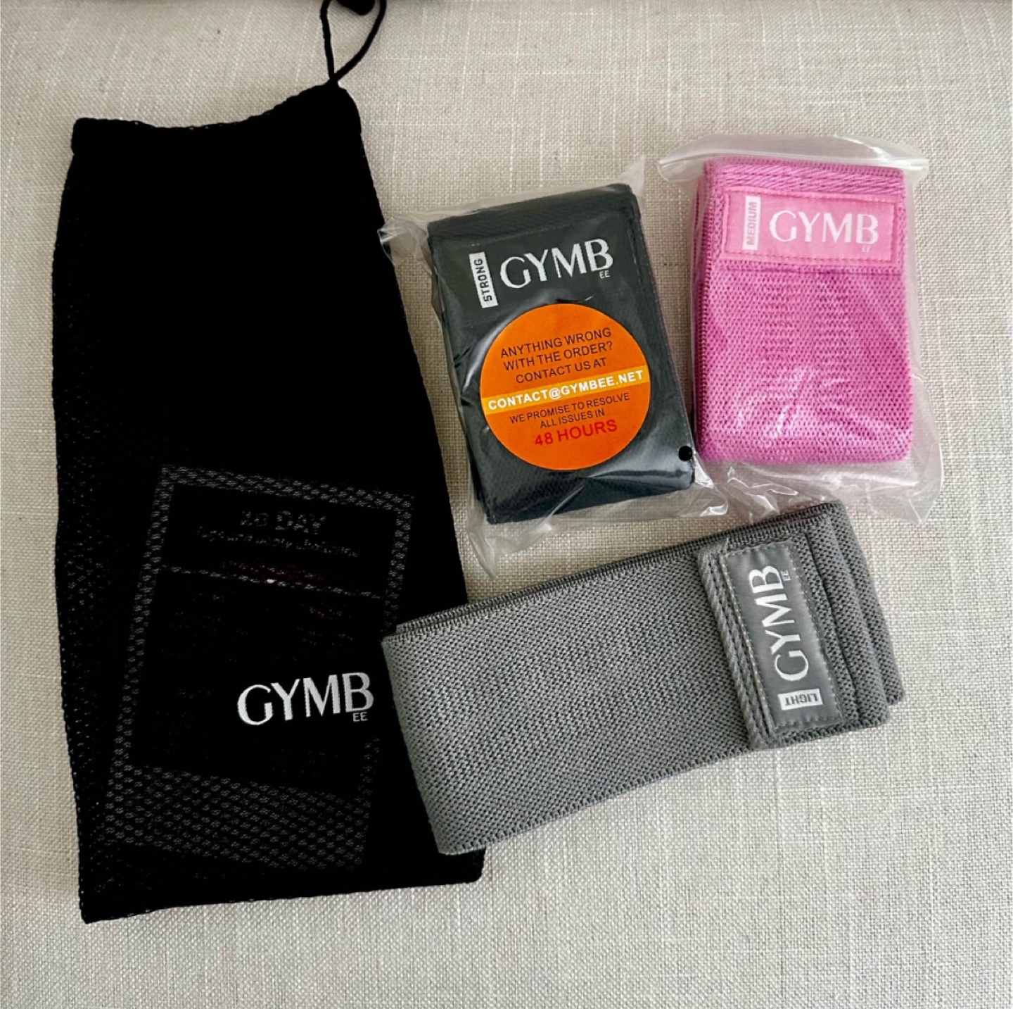 GYMBEE Resistance Bands - Light, Medium, Strong - photo 2