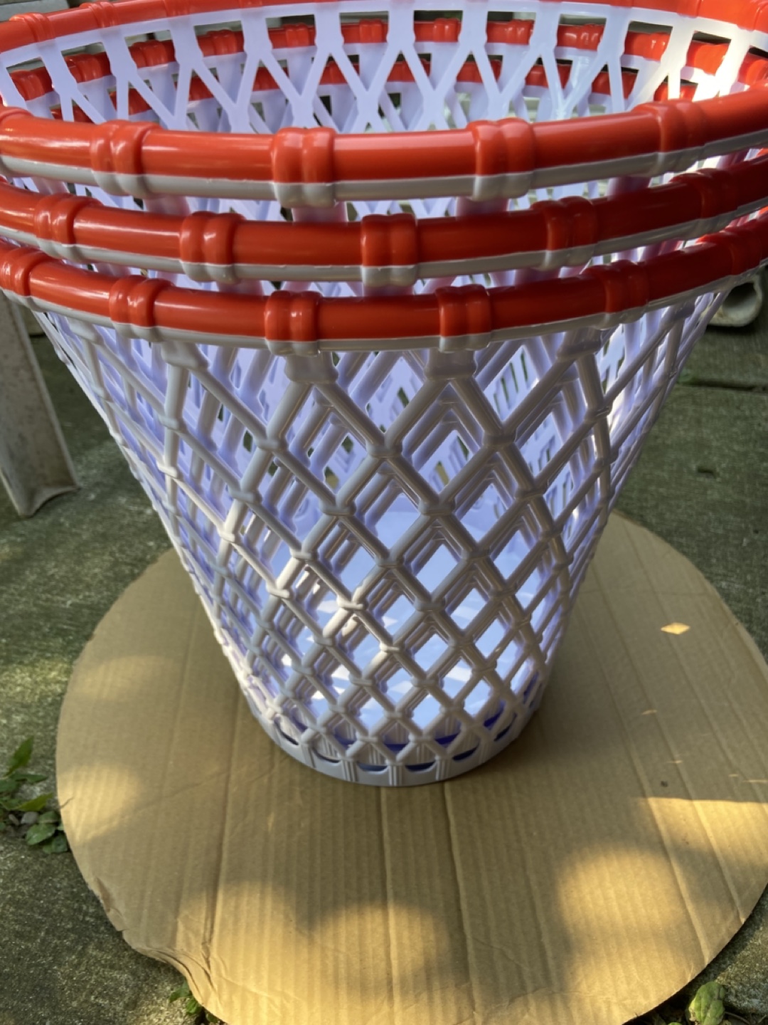 Plastico Waste Basket - White 3