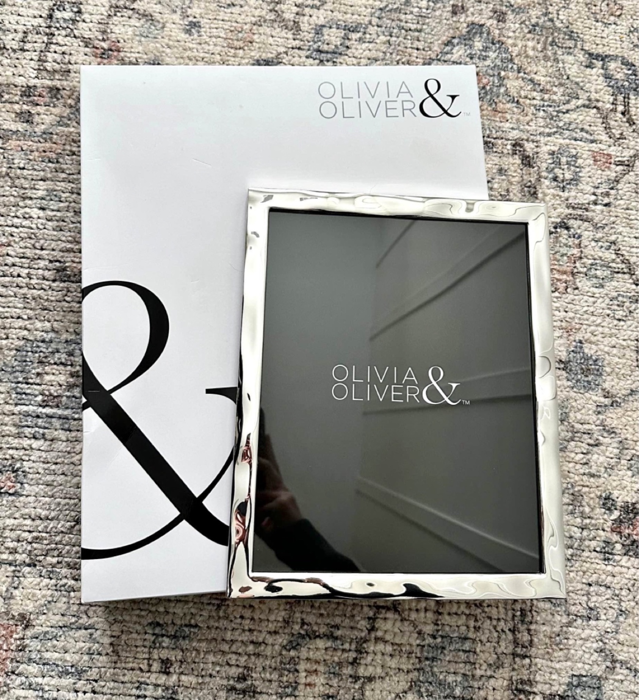 Olivia & Oliver 8x10 Silver Picture Frame