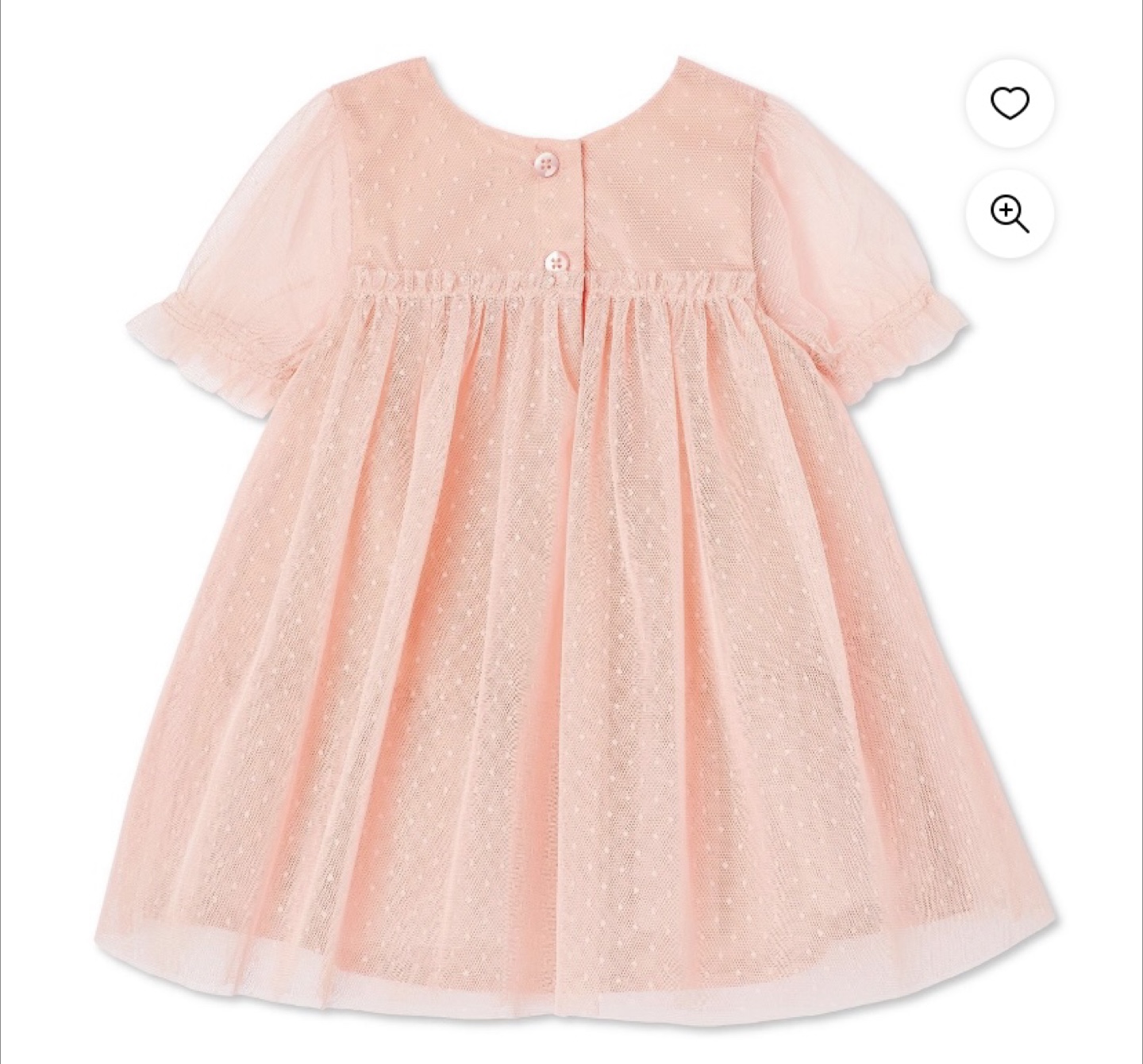 New George Baby Dress - Pink, 3 to 6 months