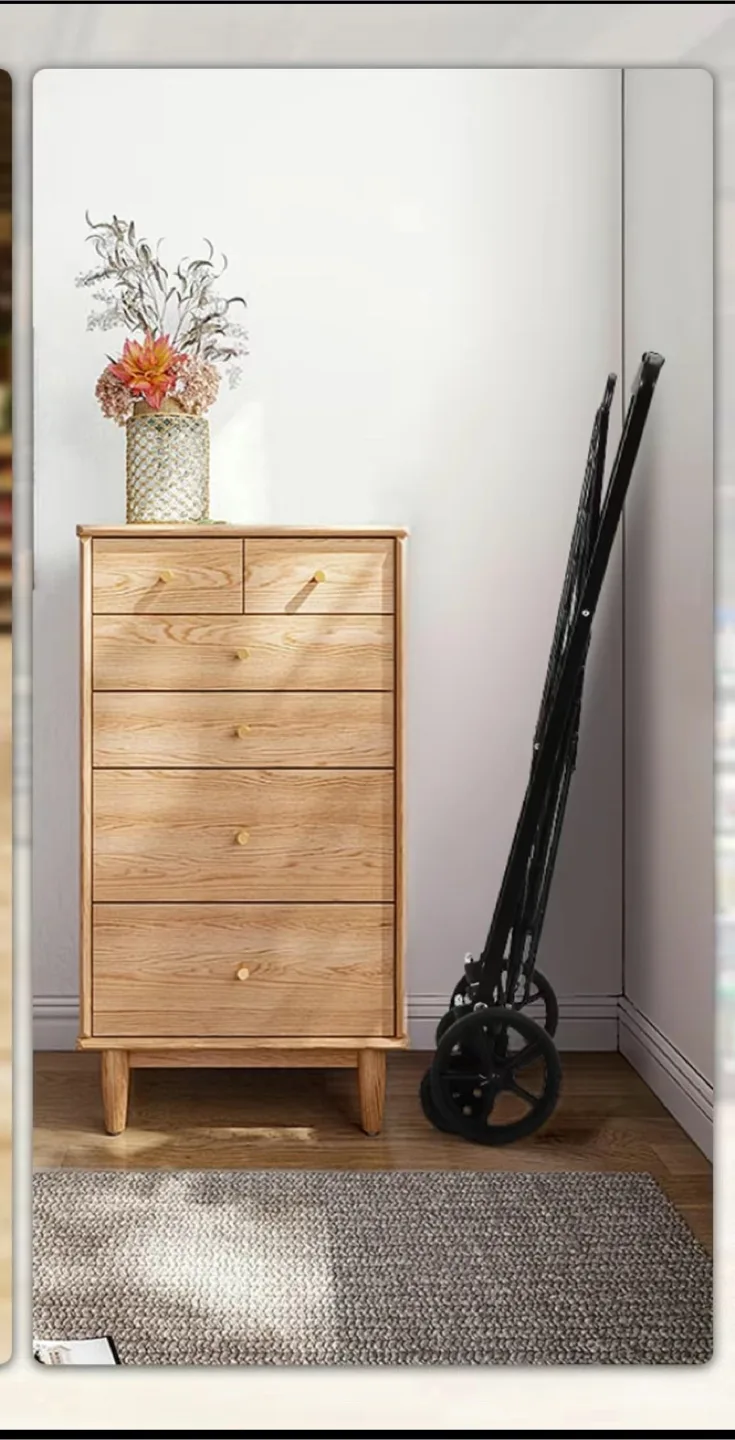 GARVEE Folding Shopping Cart with Dual Basket image indicator(2)