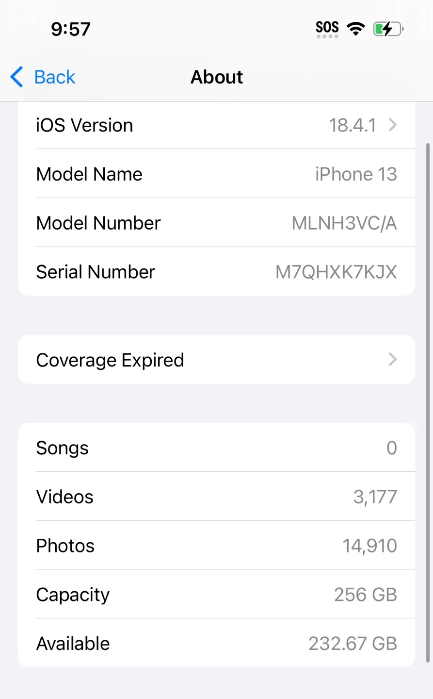 iPhone 13 256gb - used image indicator(7)