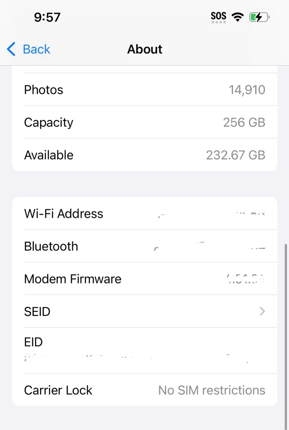iPhone 13 256gb - used image indicator(8)