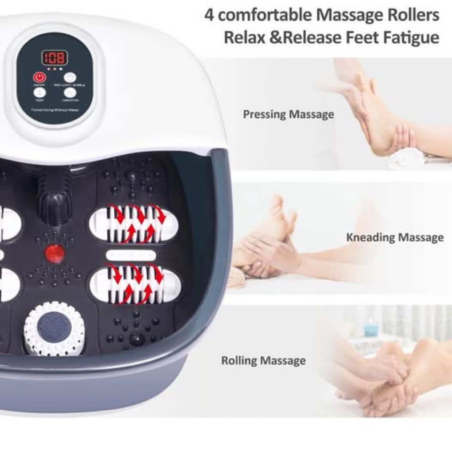 Foot Spa Bath Massager with Heat - photo 5
