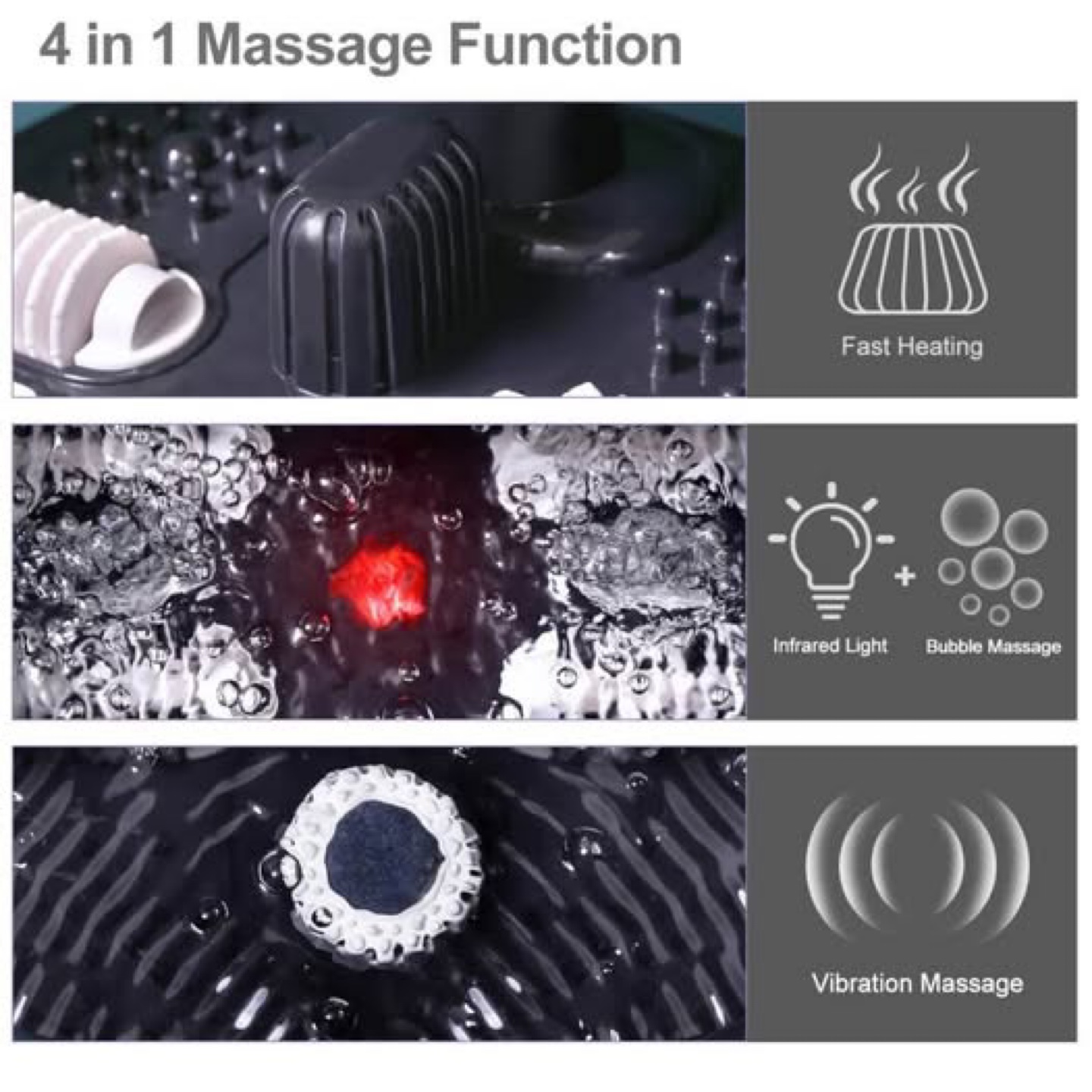 Foot Spa Bath Massager with Heat - photo 4