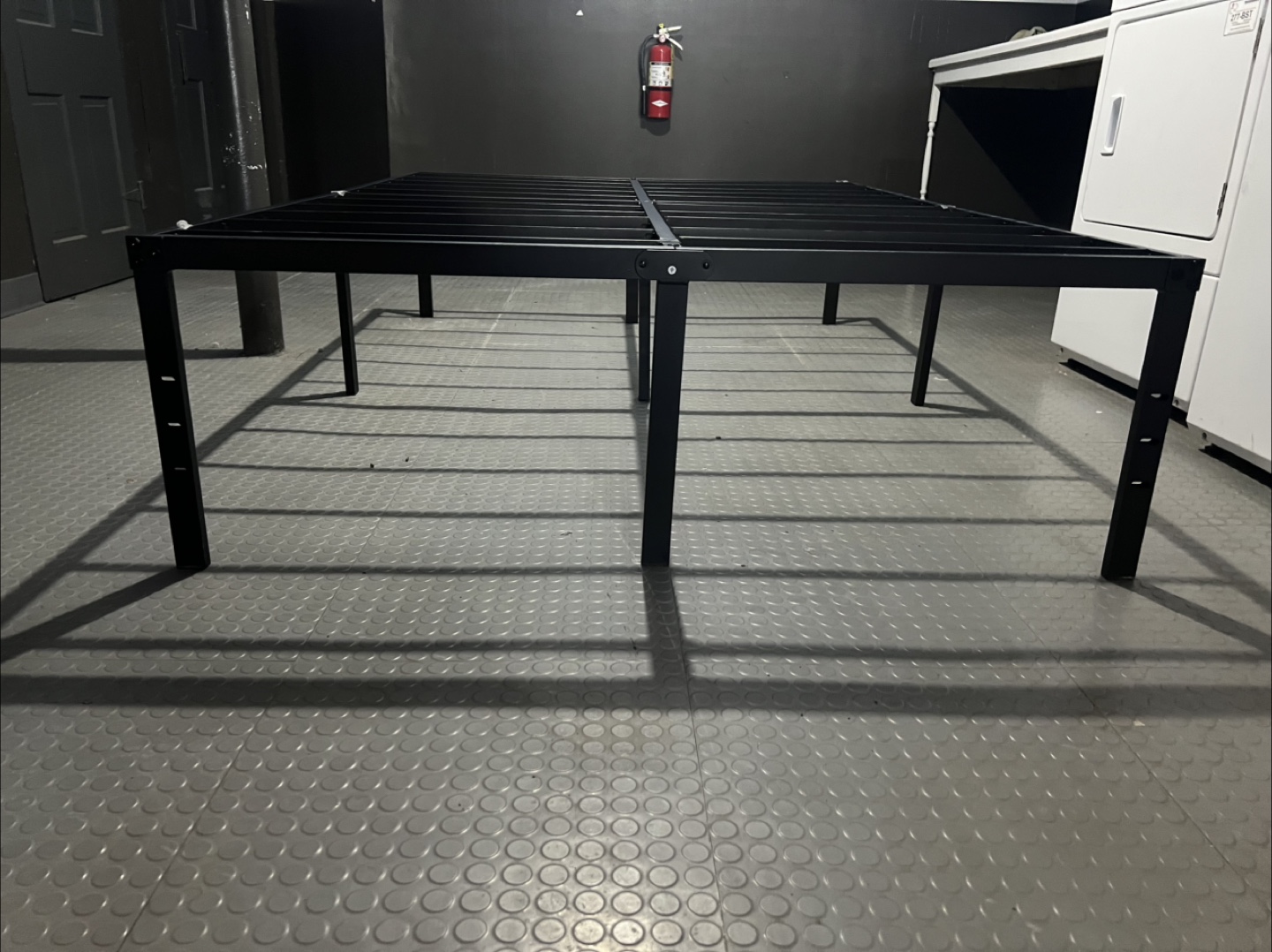 Black Metal Bed Frame - Full Size - photo 2