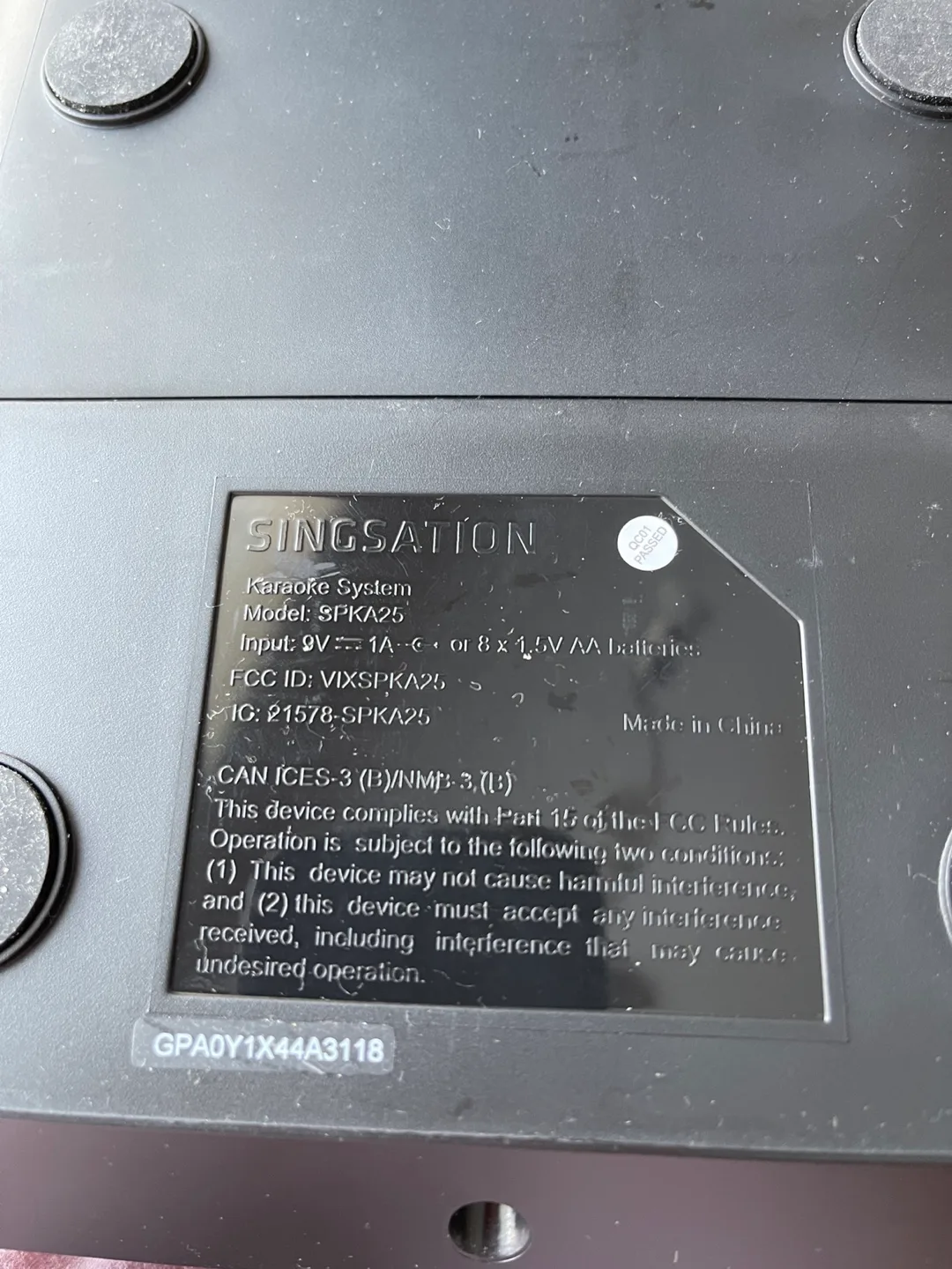 Singsation Star Burst Bluetooth karaoke system image indicator(6)