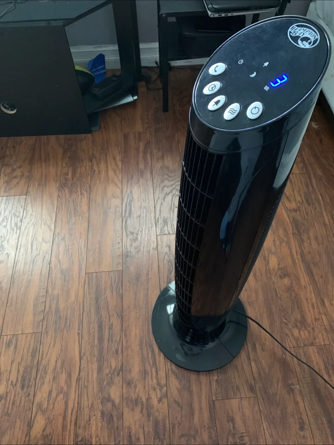 Hampton Bay Black Tower Fan thumbnail