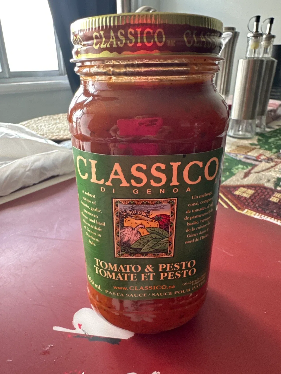 Classico Tomato & Pesto Pasta Sauce 650ml thumbnail