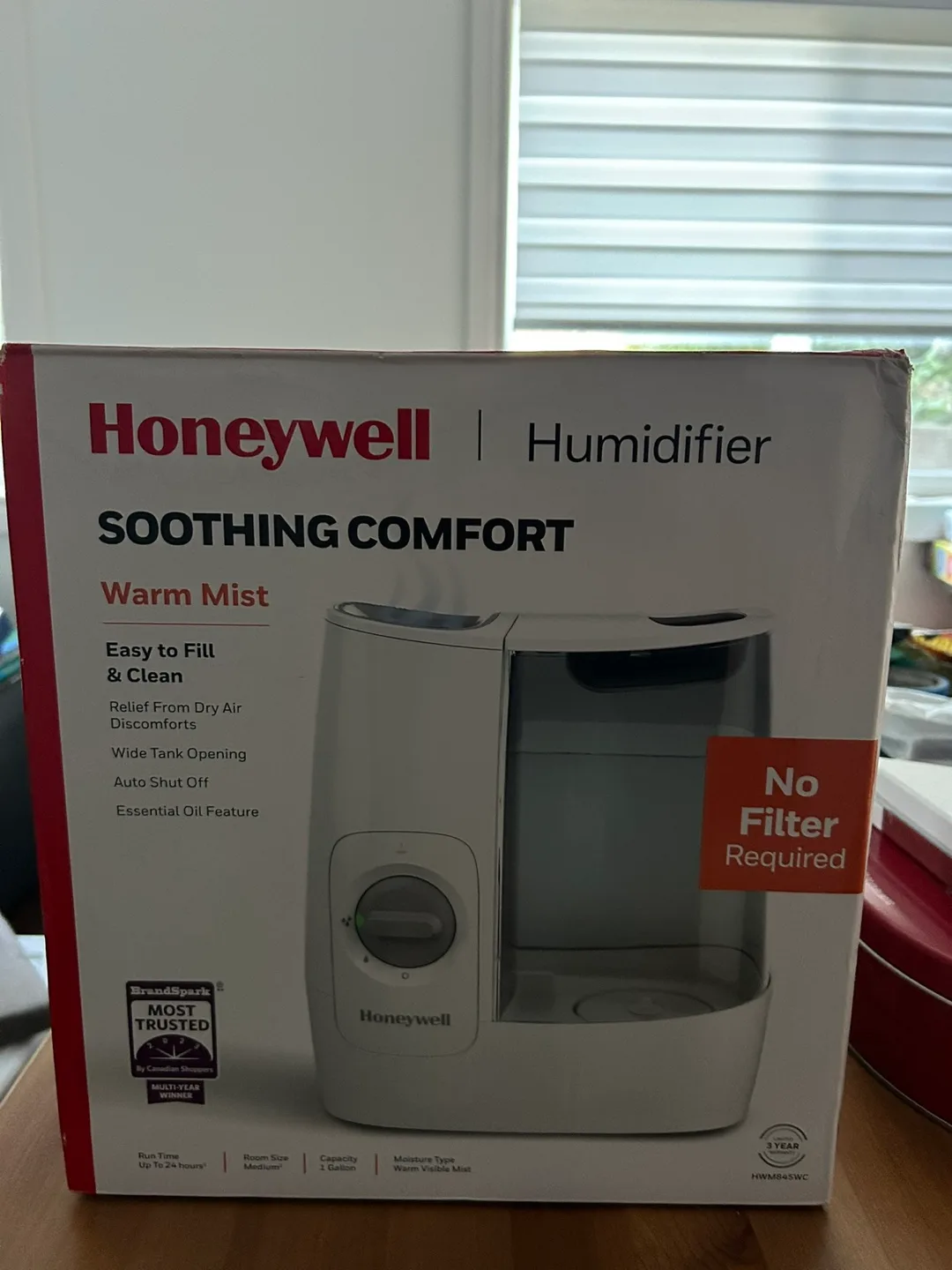 Honeywell Soothing Comfort Warm Mist Humidifier
