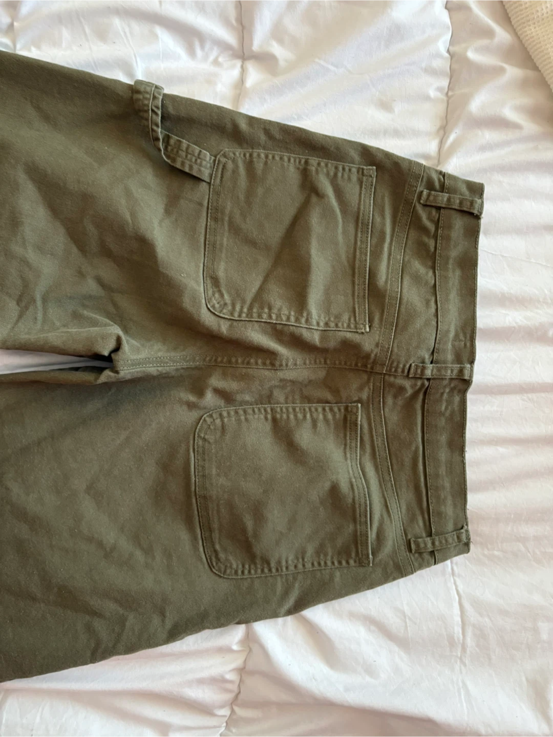 Forever 21 Olive Green Carpenter Pants - photo 2
