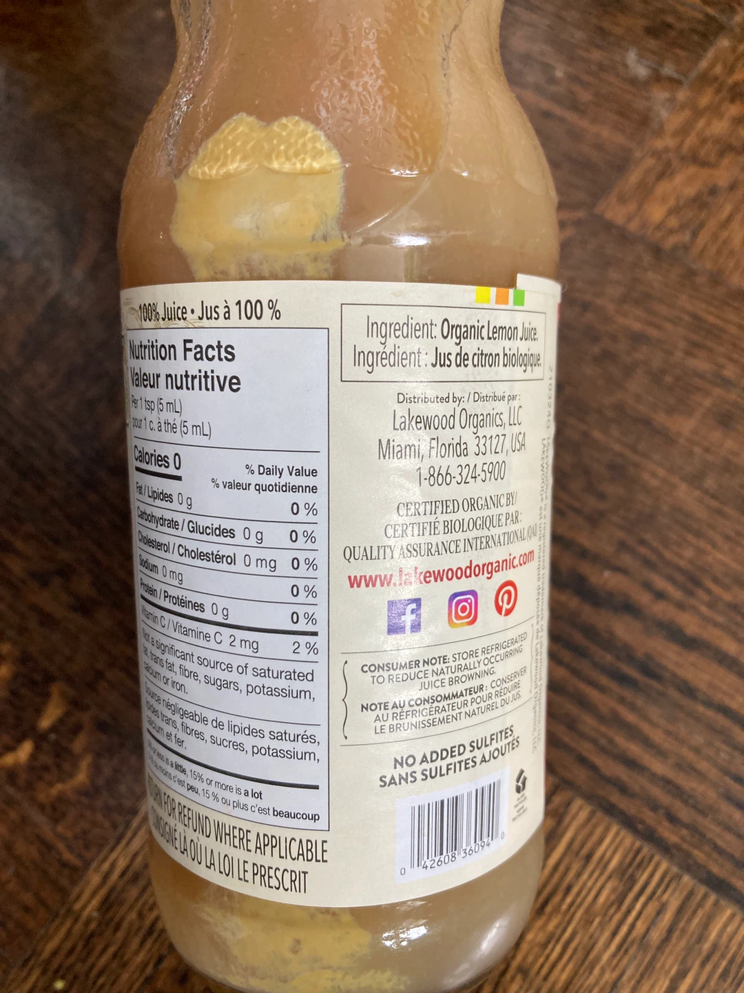 Organic Lemon Juice - photo 3