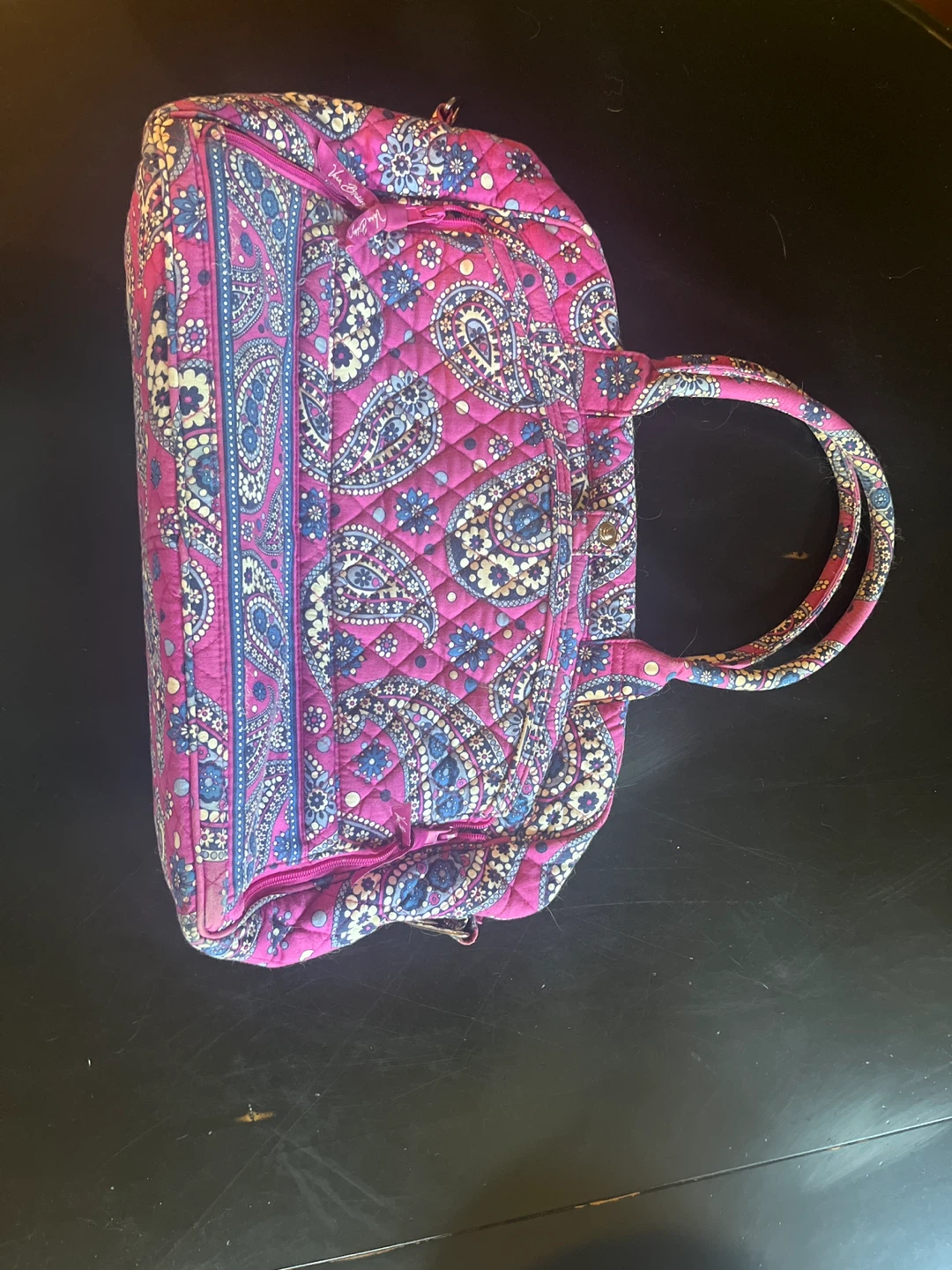 Vera Bradley Pink Paisley Tote Bag