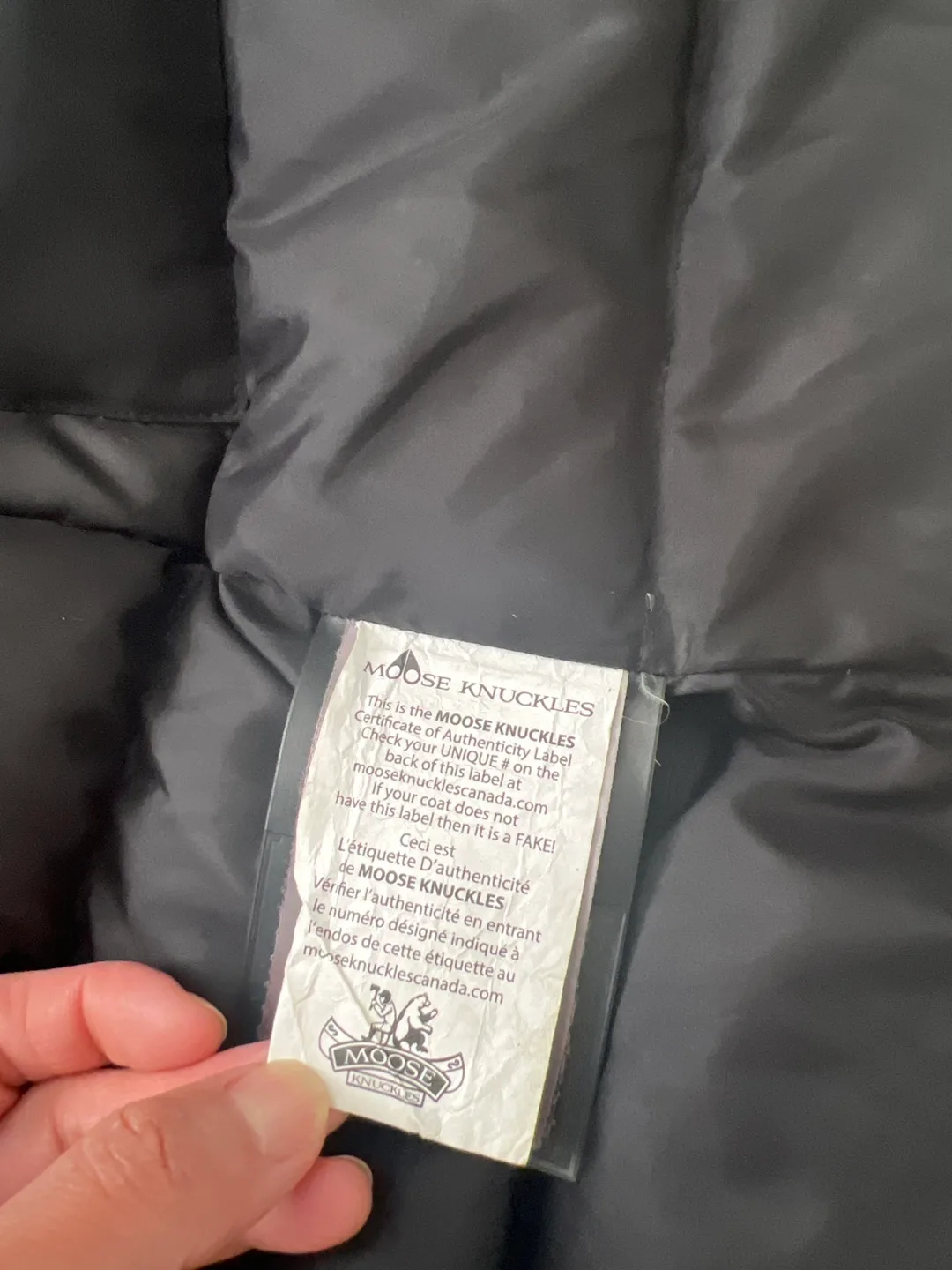 Moose Knuckles Black Jacket Kids XS image indicator(5)