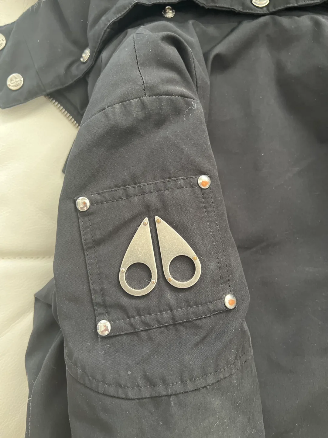 Moose Knuckles Black Jacket Kids XS image indicator(6)