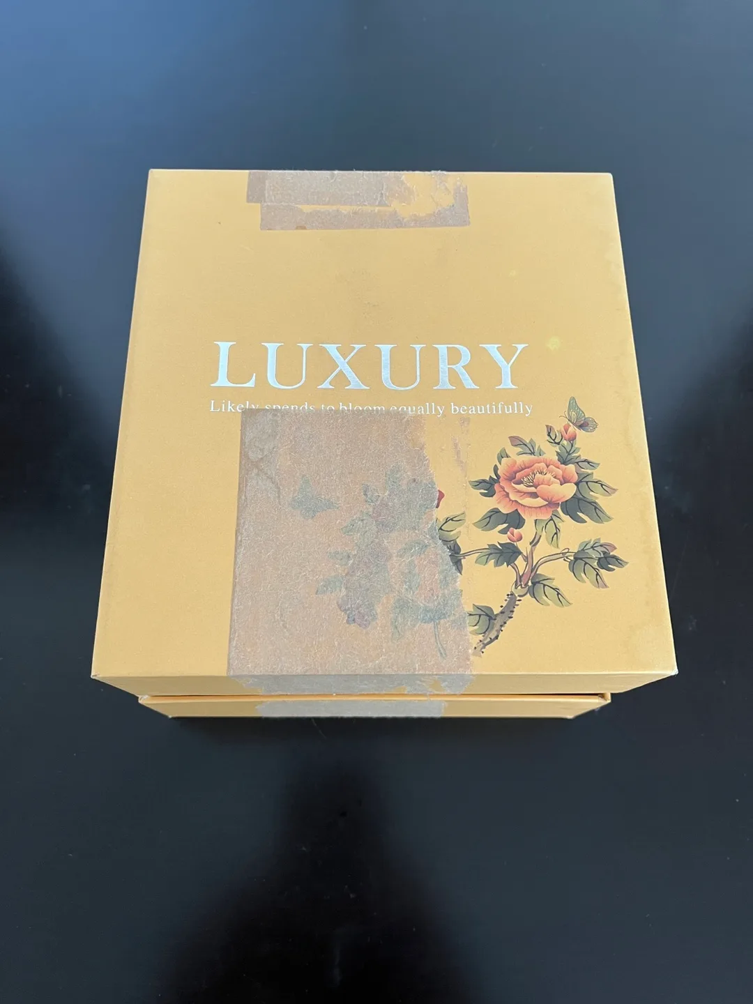 Luxury Flower Design Glass Mug with Spoon image indicator(5)