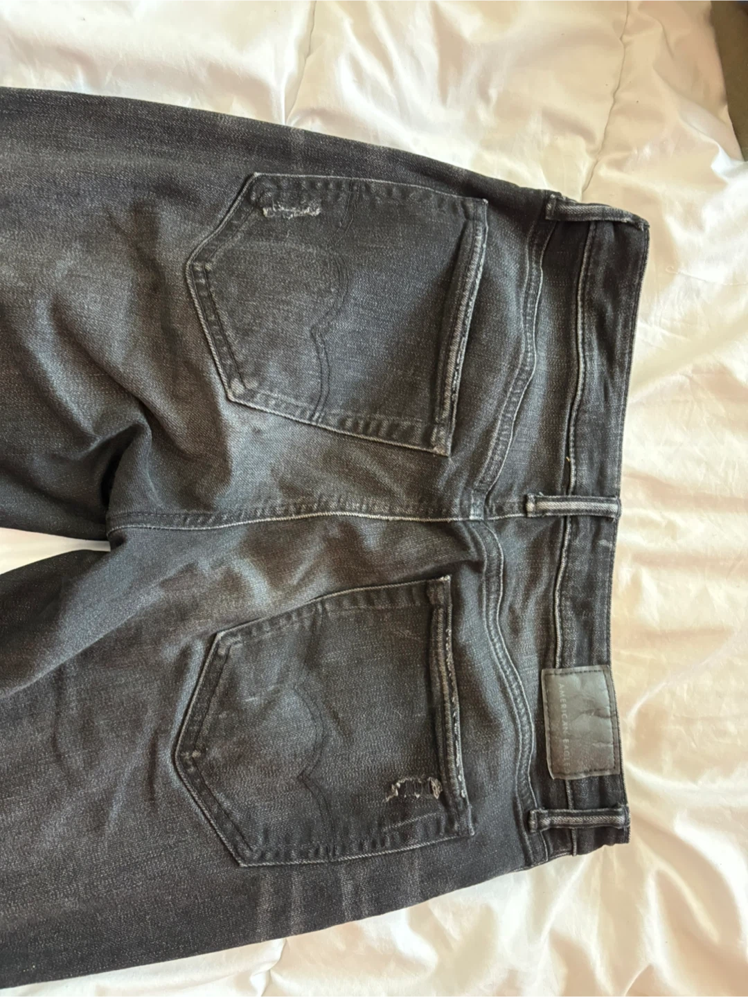 American Eagle Black Ripped Jeans - photo 2