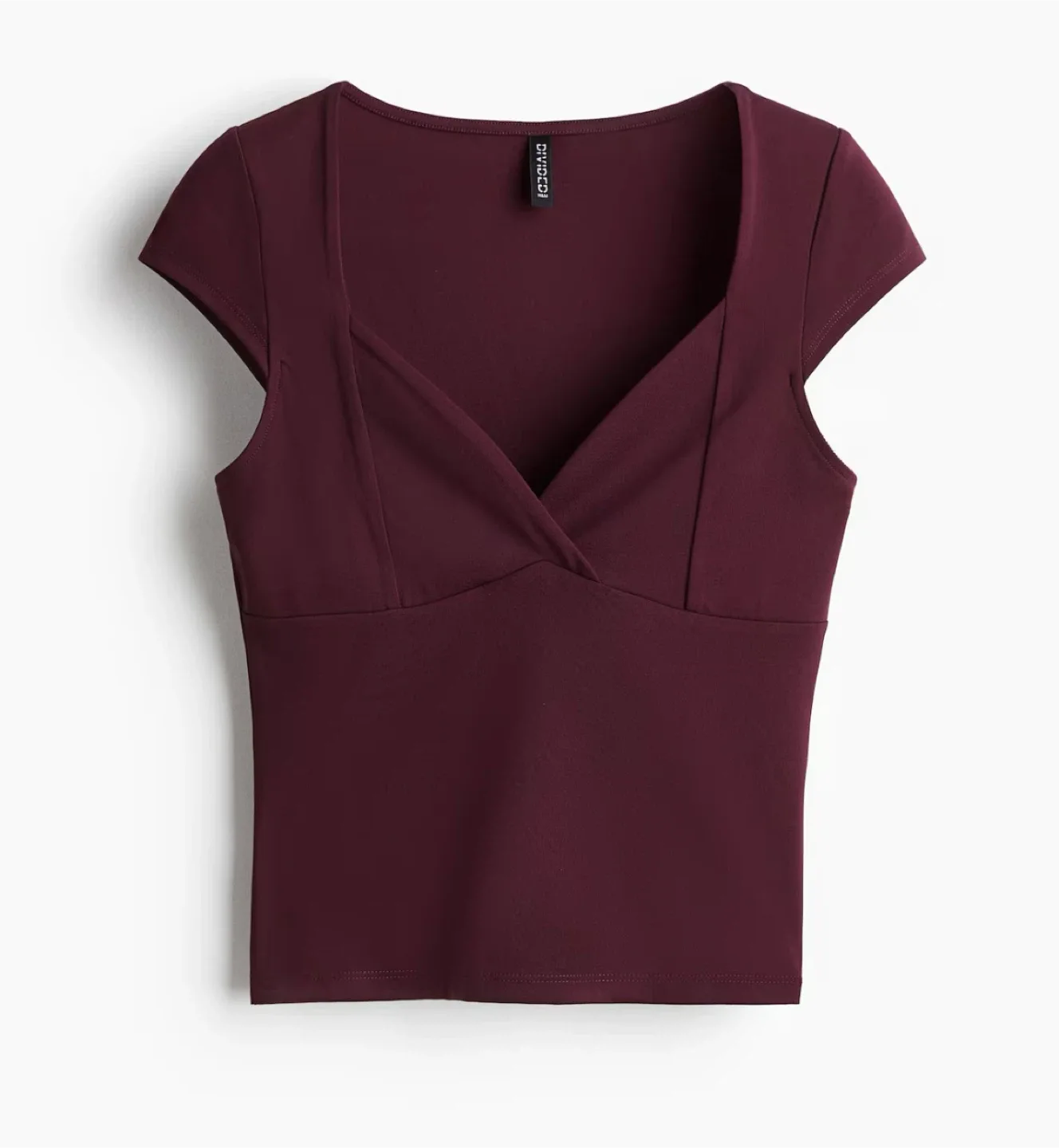 DIVIDED Burgundy & Black Tops image indicator(2)