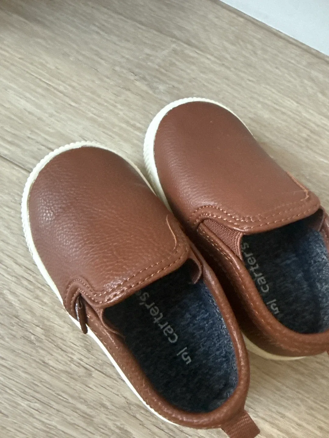 Carter's Brown Slip-On Shoes thumbnail