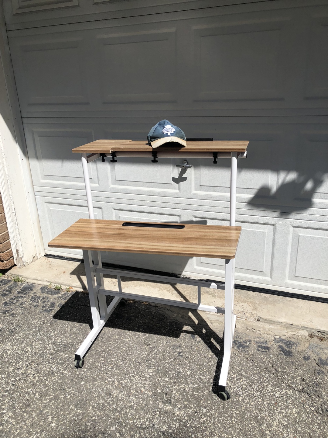 Adjustable Height Rolling Desk - photo 2