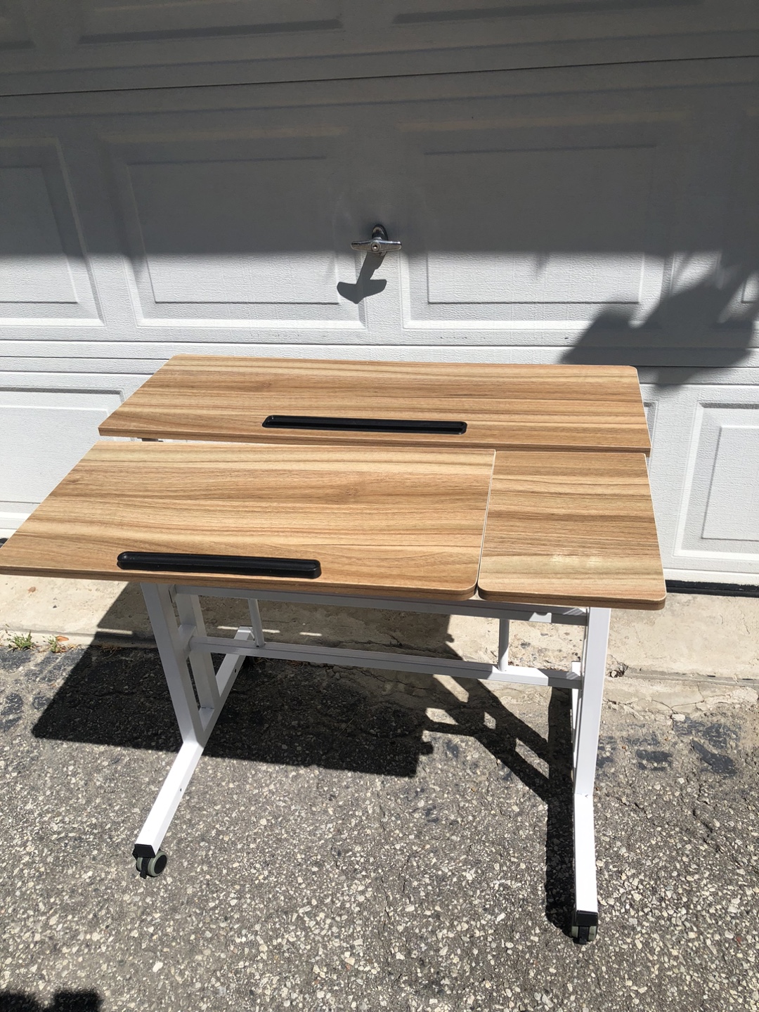 Adjustable Height Rolling Desk