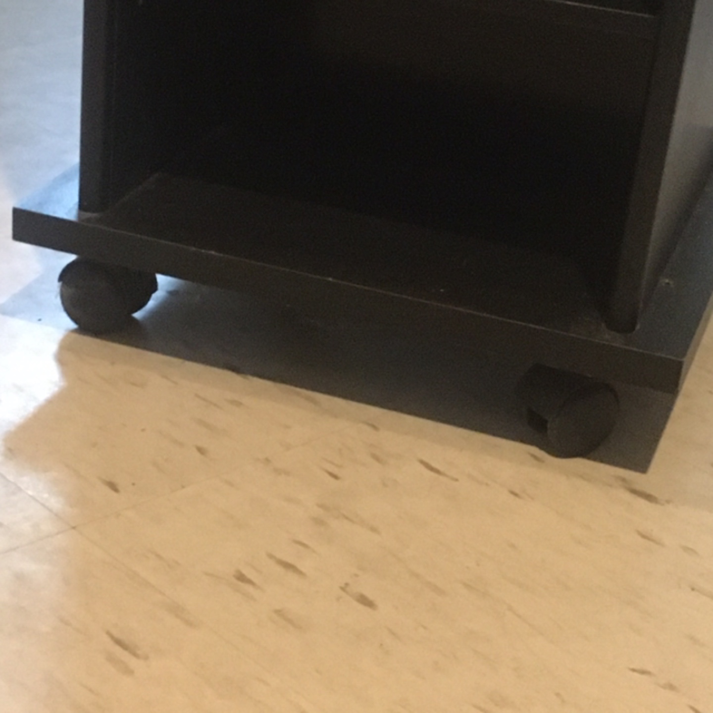 Black Rotating Media Tower on wheels - photo 4