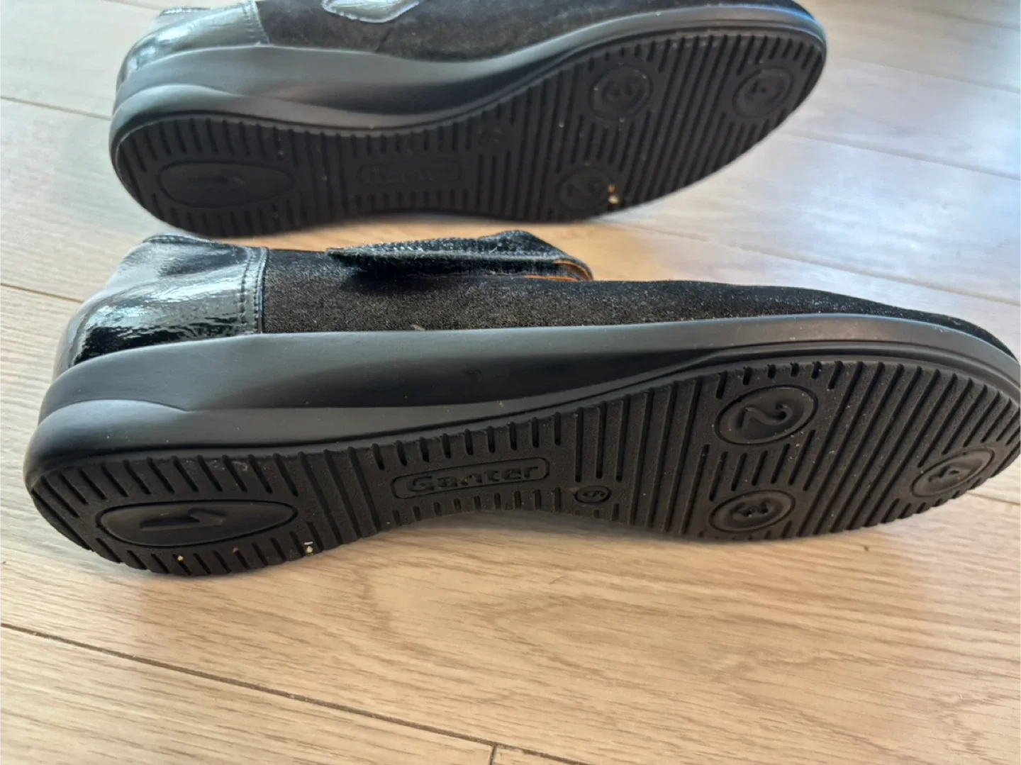 Ganter Black Leather Mary Jane Shoes size 9 image indicator(10)