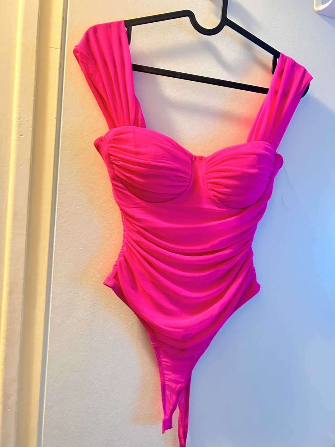 Privy Pink Bodysuit - Size M