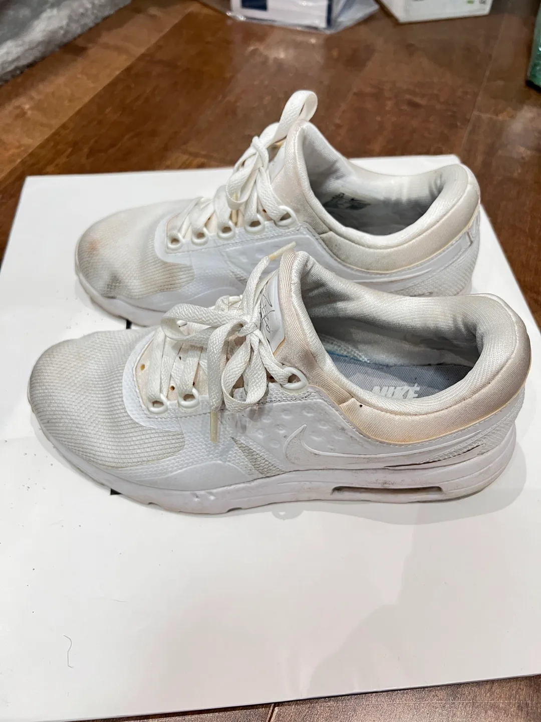 Nike Air Max Zero White Sneakers-men 7.5 image indicator(2)