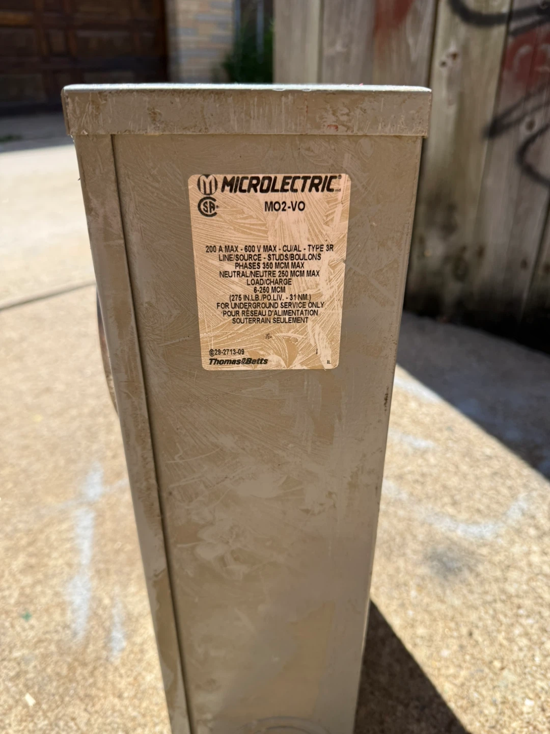 200 amp meter box - photo 5