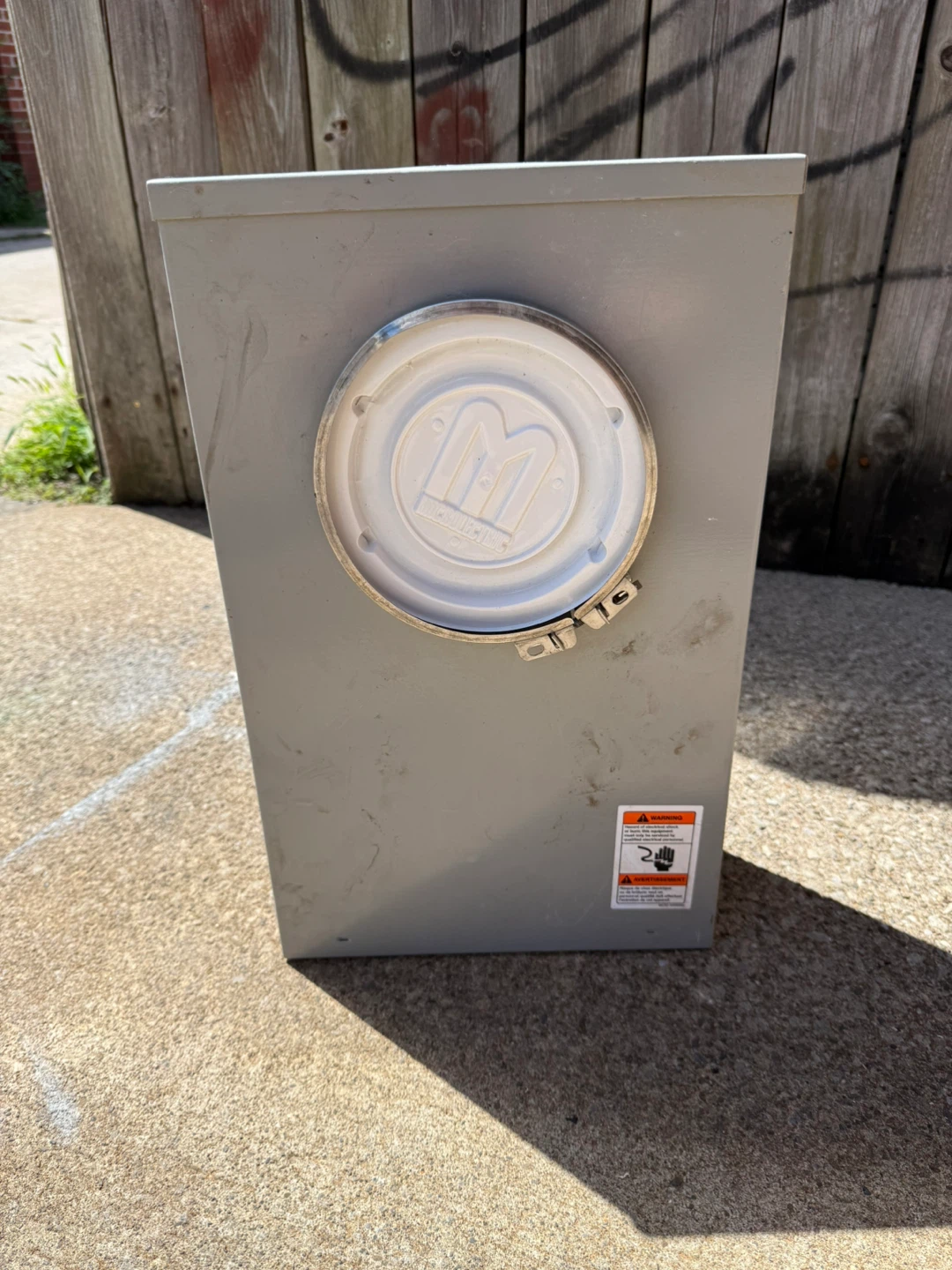 200 amp meter box