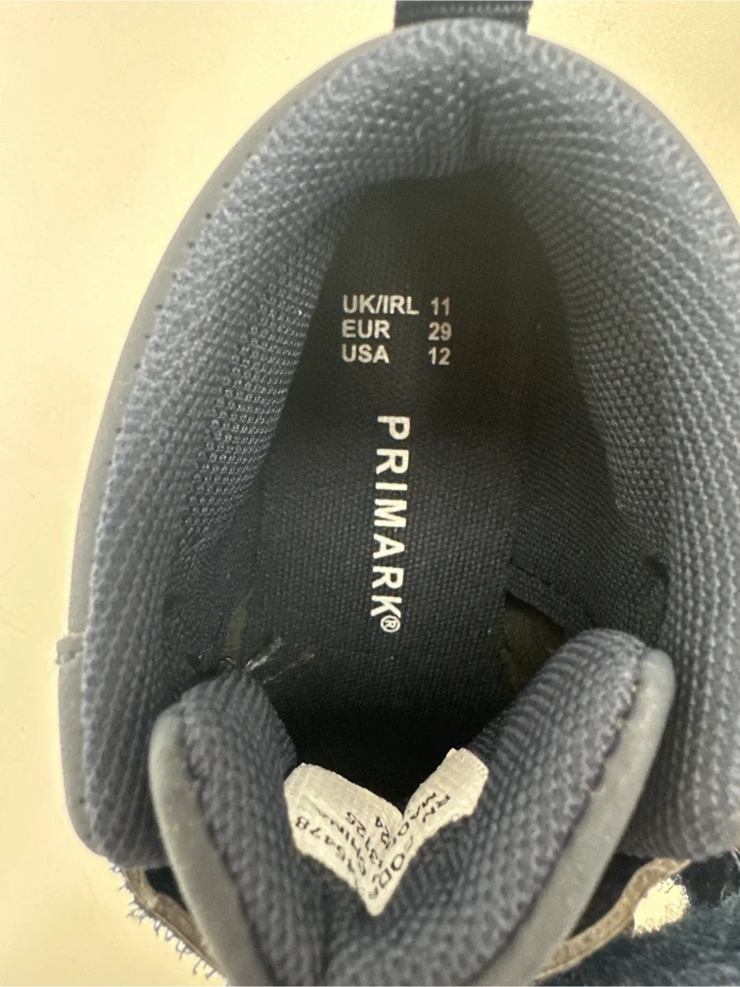 Primark Kids' Blue Camo Sneakers - Size 12 image indicator(5)