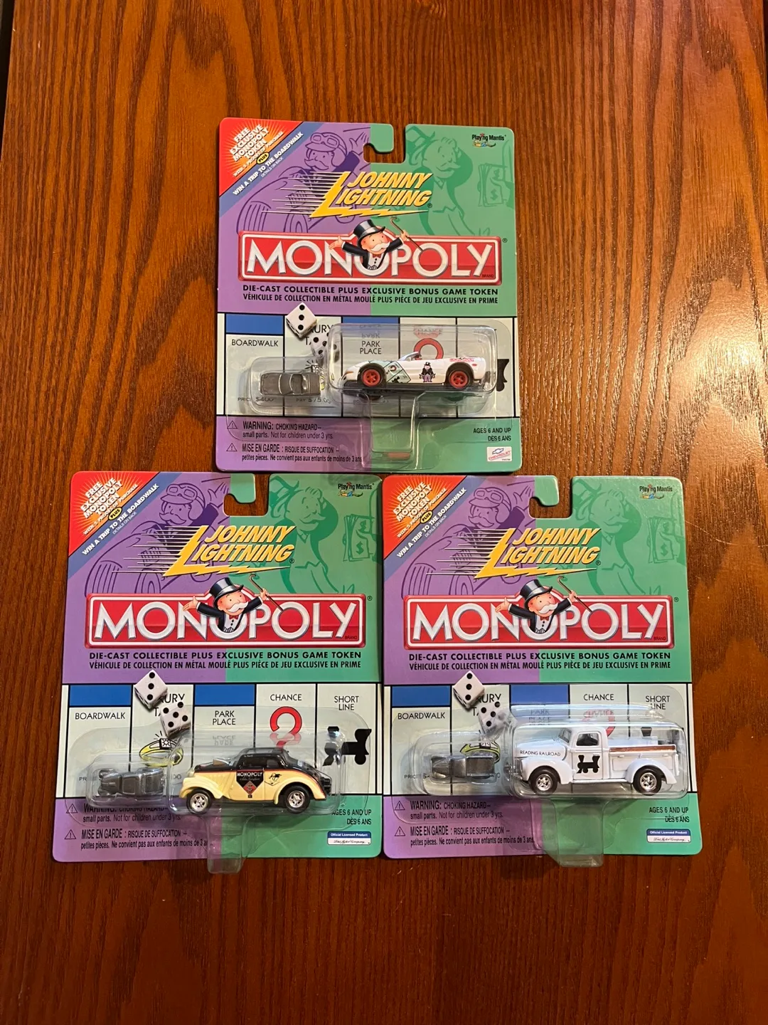 VINTAGE (2000) MONOPOLY JOHNNY LIGHTNING 1:64 SCALE thumbnail