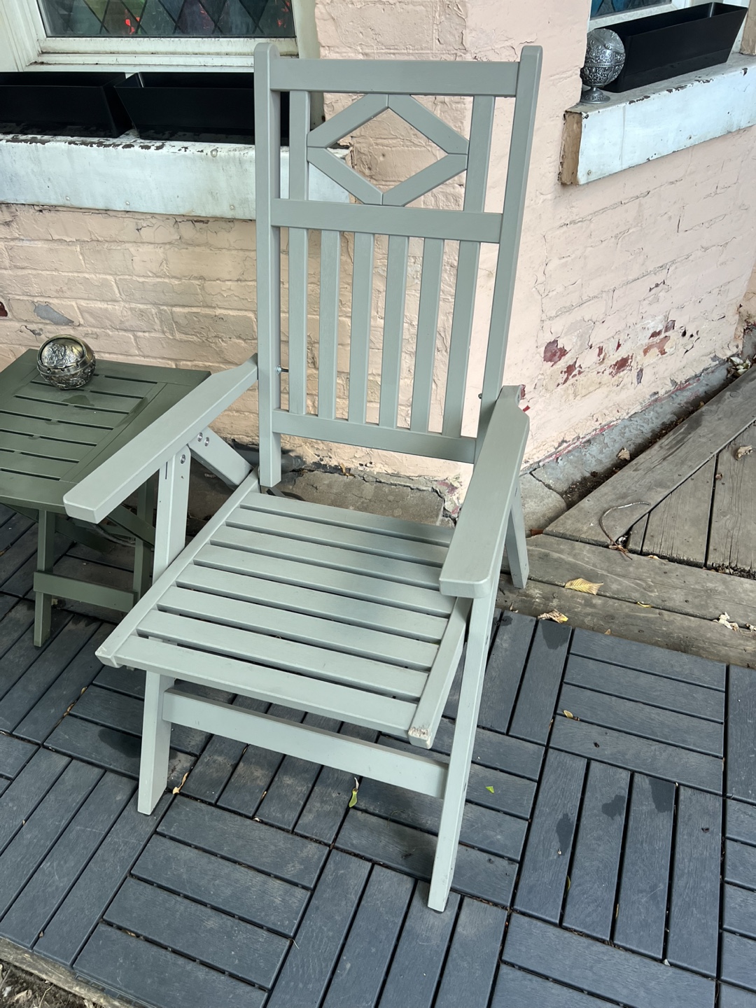 2x Grey Outdoor Adjustable Chair - photo 2
