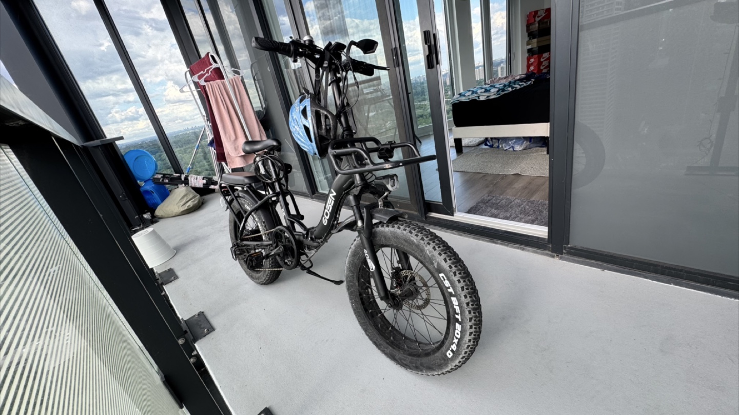Gosen Folding Fat Tire E-Bike - photo 3