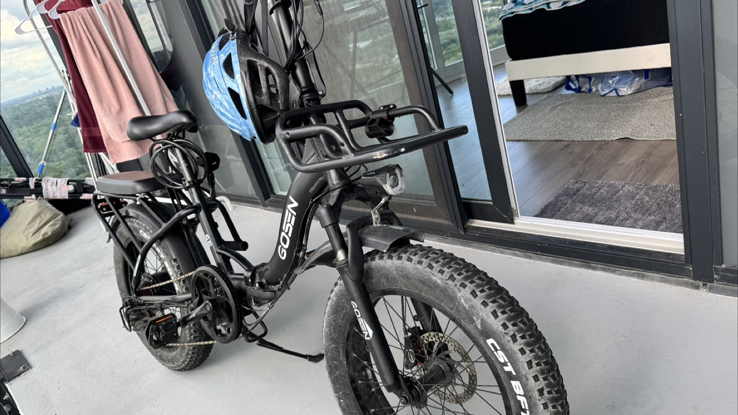 Gosen Folding Fat Tire E-Bike - photo 4