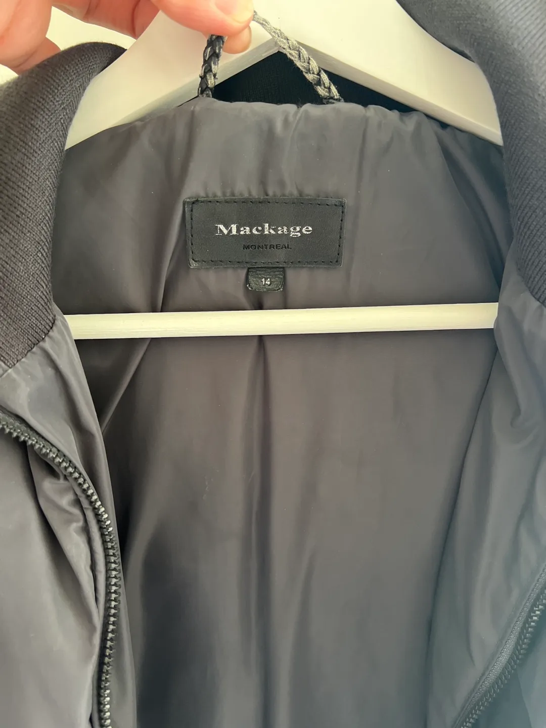 Mackage Down Winter Coat Size 14Y image indicator(4)