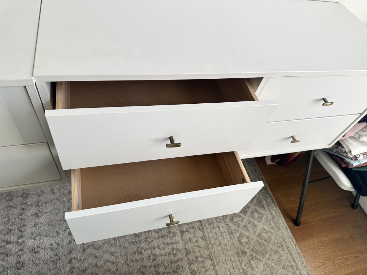 2 White Floating Dresser - photo 2