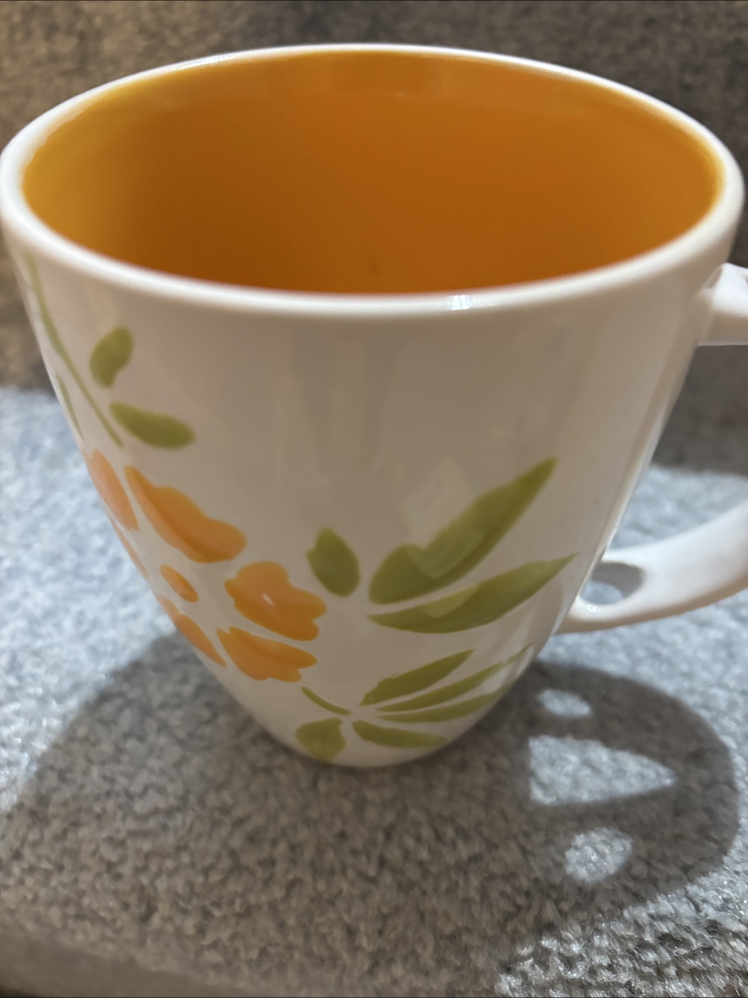 Pier 1 Hand-Painted Stoneware Mug