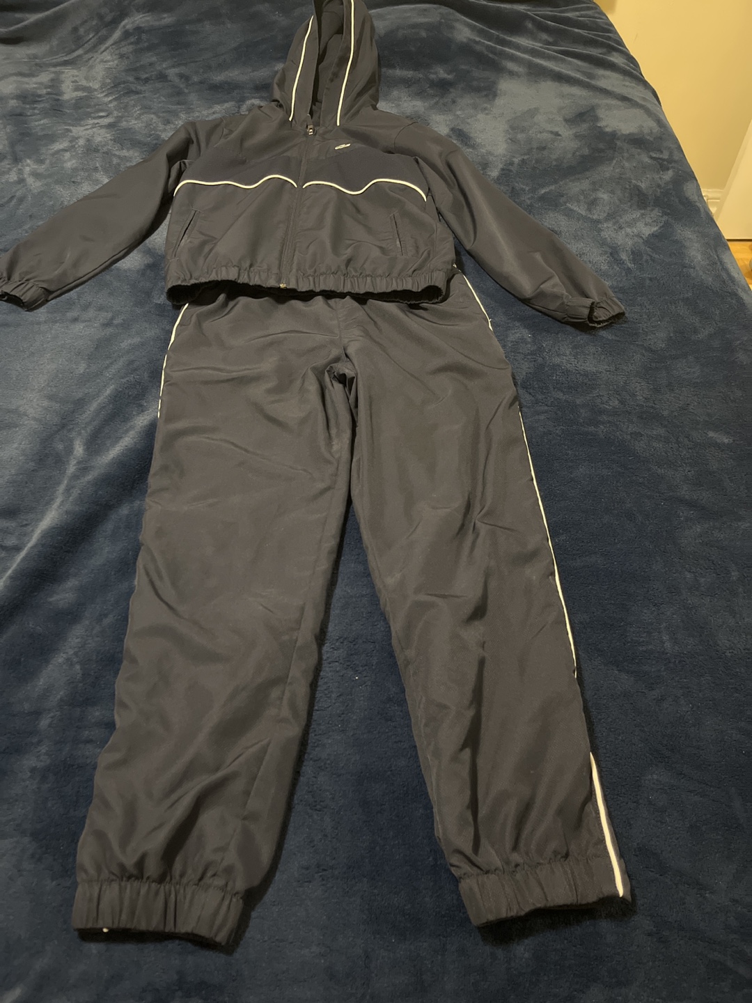 Kids Lacoste Tracksuit - Navy