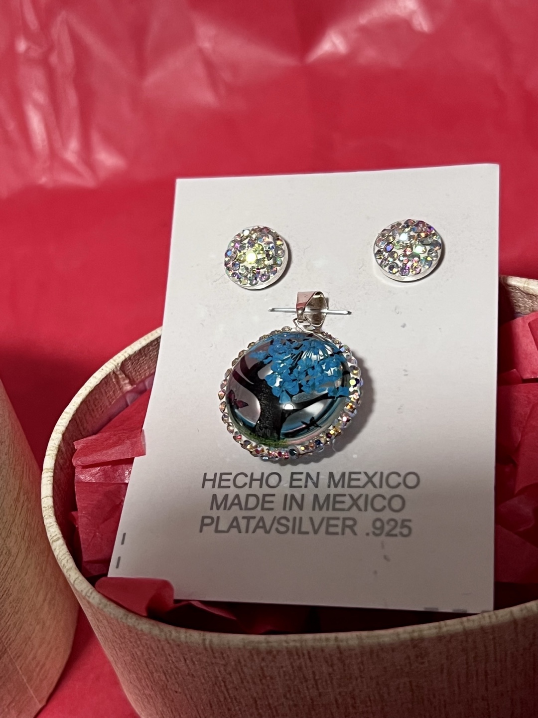 Silver .925 Pendant & Earring Set