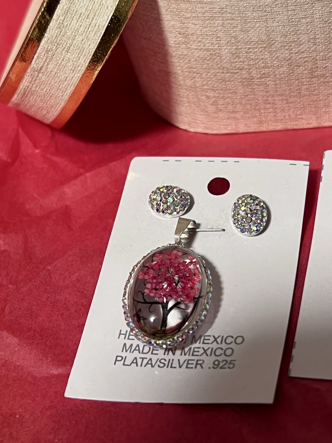 Silver .925 Pendant & Earring Set - photo 2