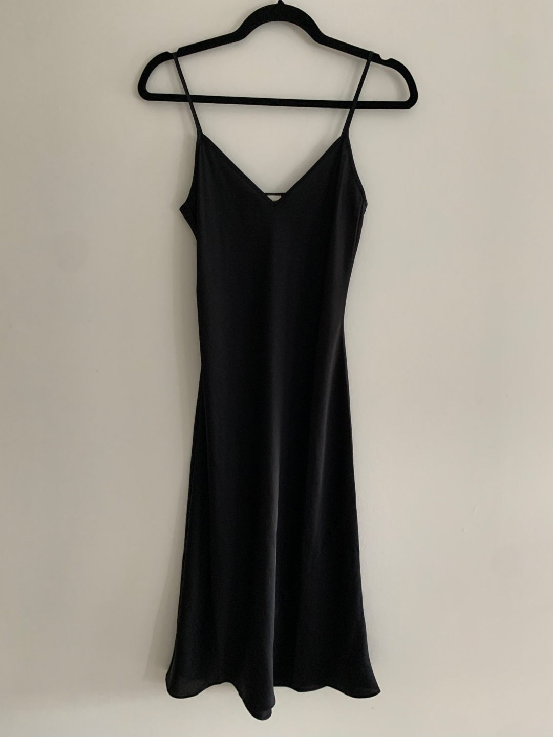 Wilfred Black Slip Dress