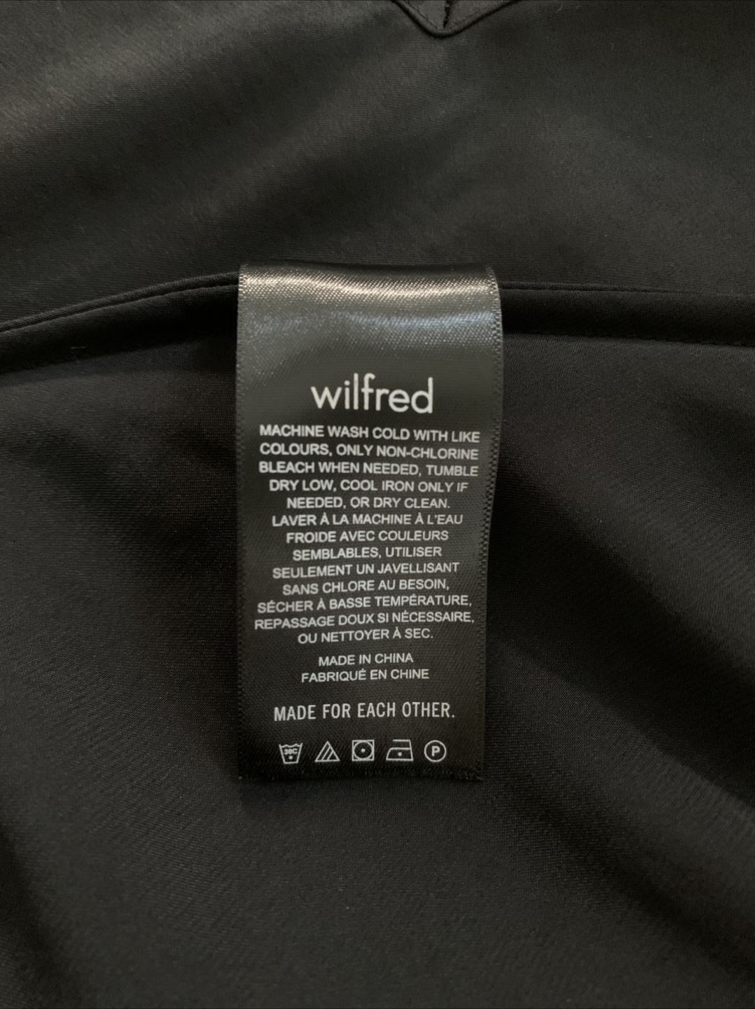 Wilfred Black Slip Dress - photo 2