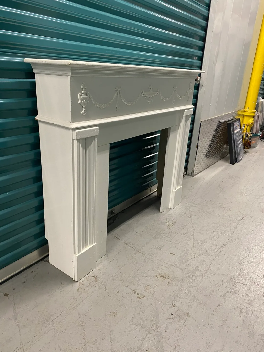 White Fireplace Mantel thumbnail