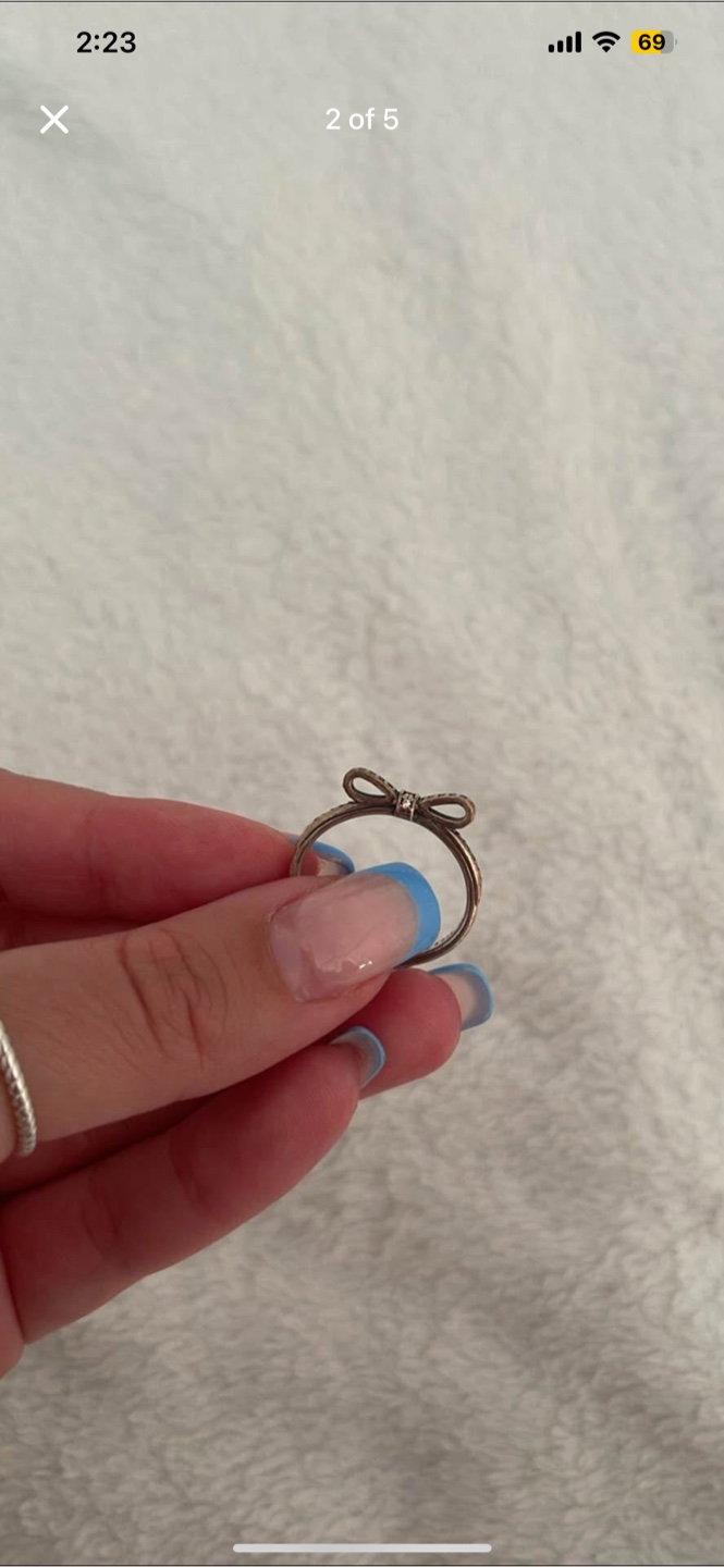 Pandora Love & Bow Ring