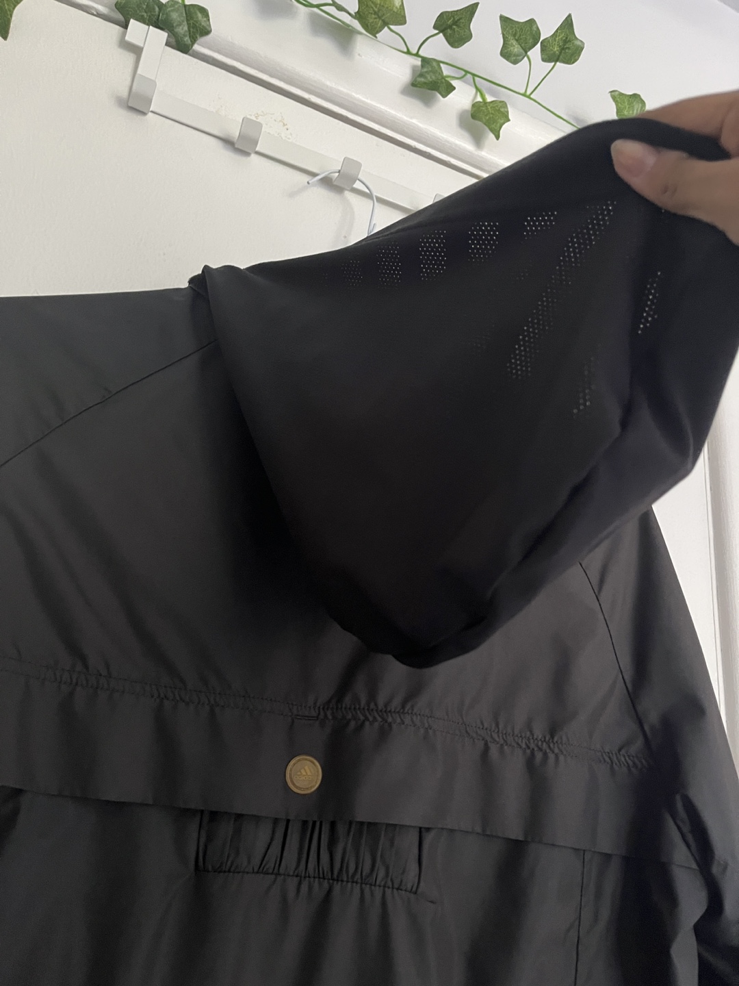 Adidas Black Windbreaker Jacket - Medium - photo 4