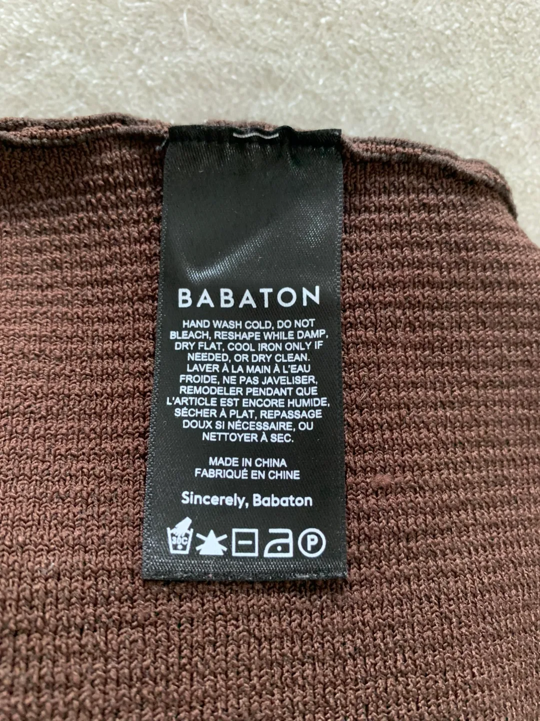 Sculpt Knit Mockneck Halter Top (Brown) image indicator(3)