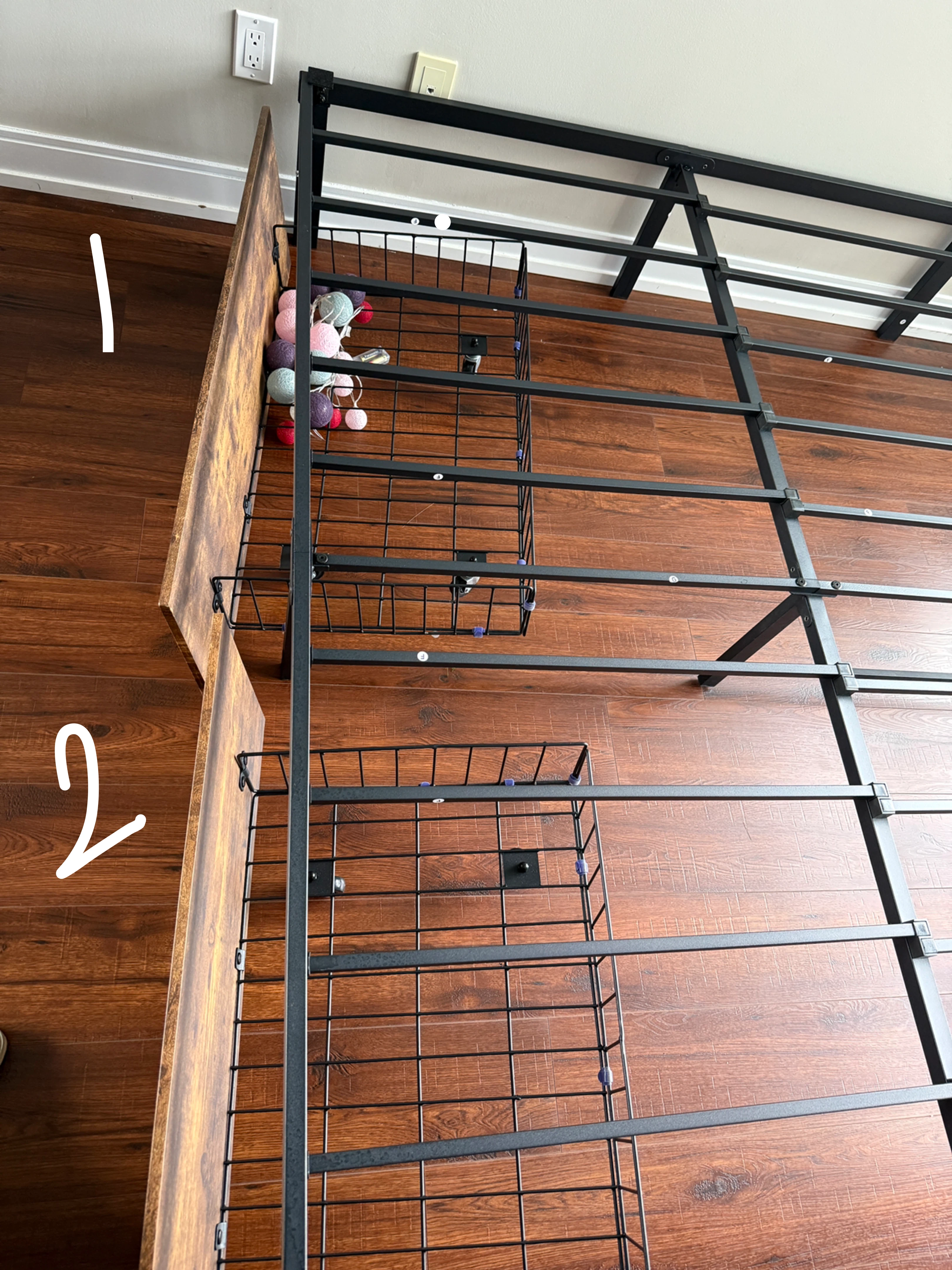 Black Queen Metal Bed Frame